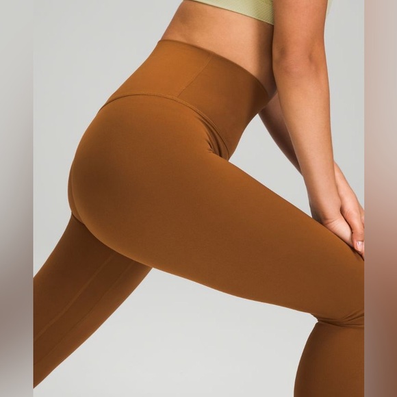Lululemon Athletica Align High Rise Copper Brown Legging Size 18 - Picture 4 of 14